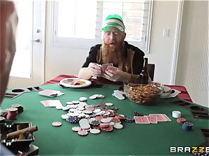 Sarah Jessie fucking her spouses poker pal